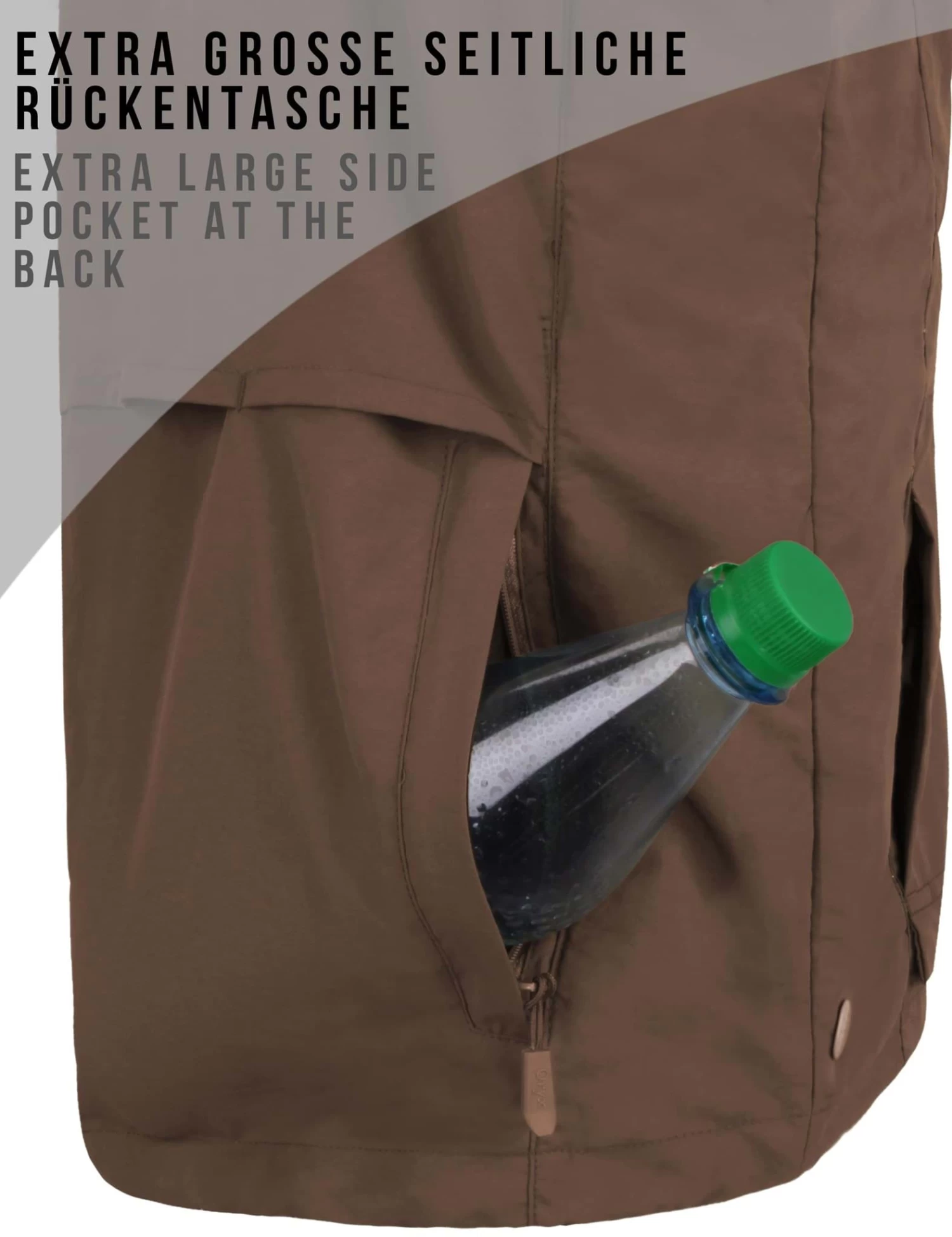 Outdoor Weste „Oryx“ Braun 5 Outdoor Weste „Oryx“ Braun – Bild 3