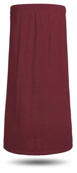 Damen-Saunakilt „Mardin“ Aus Bio-Baumwolle Burgund -Normani 118522