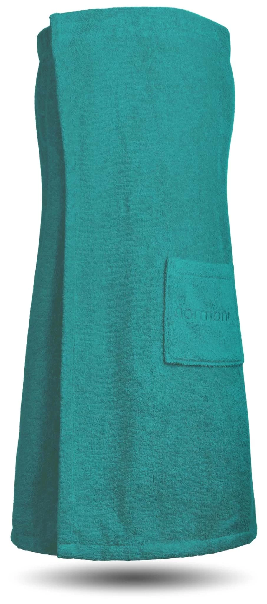 Damen-Saunakilt „Mardin“ Aus Bio-Baumwolle Petrol 4 Damen-Saunakilt „Mardin“ Aus Bio-Baumwolle Petrol – Bild 2