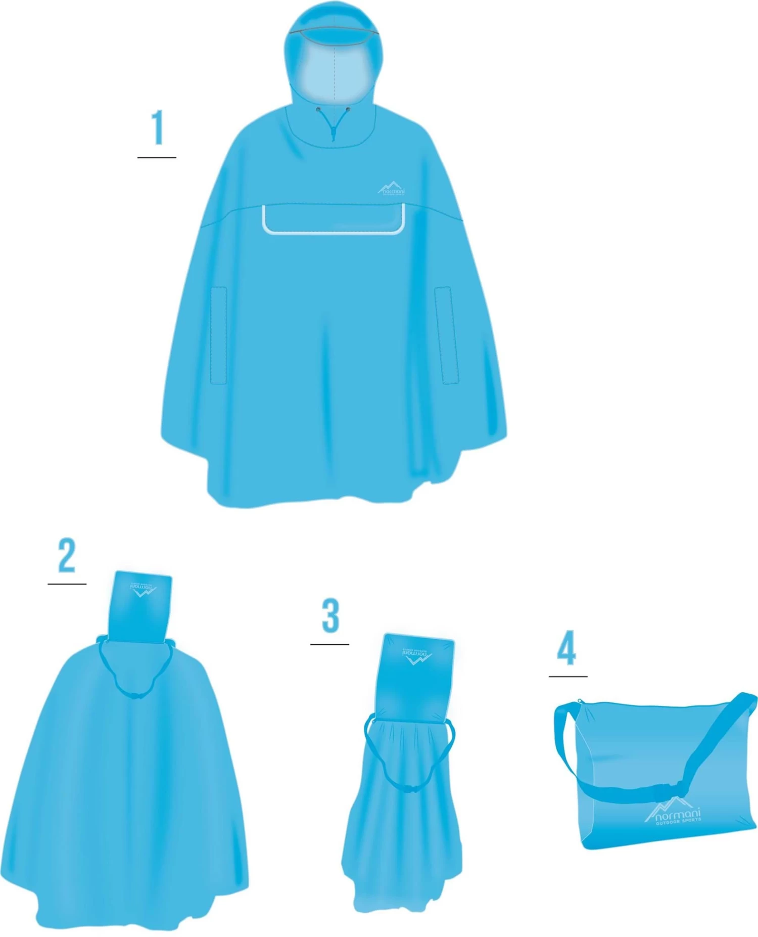 Regenponcho „Cherrapunji“ Pink 7 Regenponcho „Cherrapunji“ Pink – Bild 5