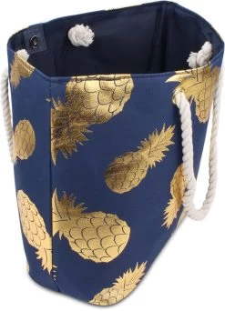 Bequeme Sommer-Umhängetasche, Strandtasche Gold Pineapple -Normani 119740