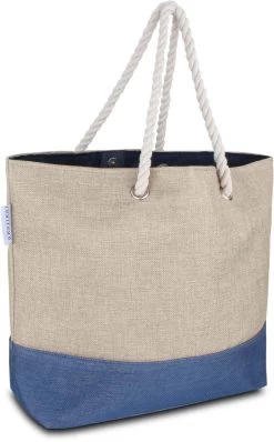 Bequeme Sommer-Umhängetasche, Strandtasche Sea Blue -Normani 119779