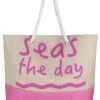 Bequeme Sommer-Umhängetasche, Strandtasche Sea Pink 2 Bequeme Sommer-Umhängetasche, Strandtasche Sea Pink -Normani 119783