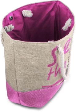 Bequeme Sommer-Umhängetasche, Strandtasche Sea Pink -Normani 119785