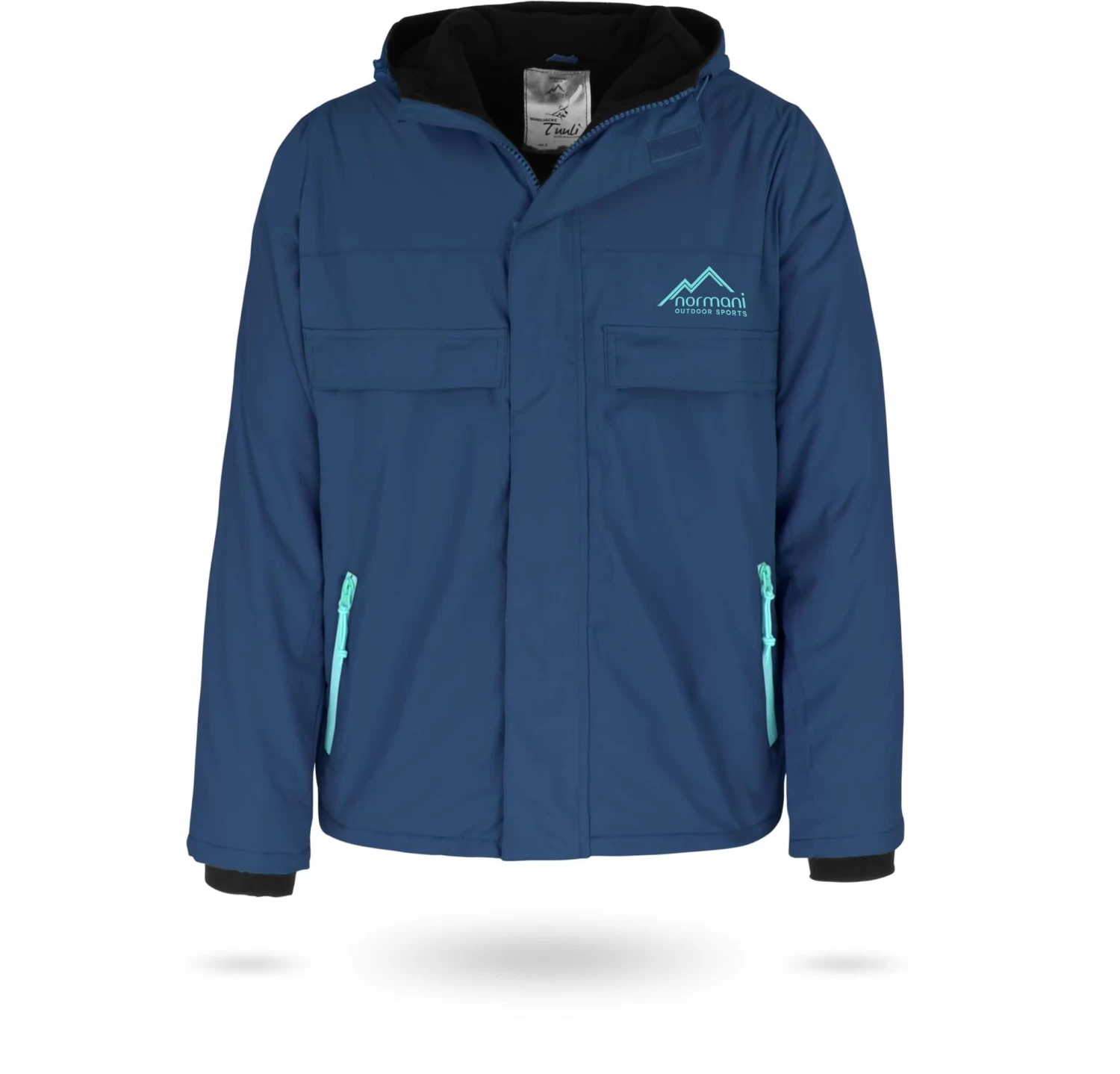 Herren Windjacke „Tuuli“ Navy/Türkis 3 Herren Windjacke „Tuuli“ Navy/Türkis