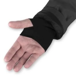 Herren Windjacke „Tuuli“ Schwarz/Schwarz -Normani 120164