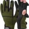 Neopren-Anglerhandschuhe „Wahoo“ Oliv -Normani 120379