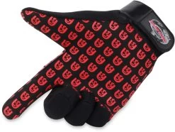 Raubfischhandschuhe „Hunter“ Schwarz/Rot -Normani 120413