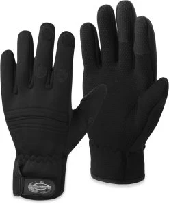 Anglerhandschuhe „Tarpune“ Schwarz/Schwarz