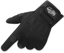 Anglerhandschuhe „Tarpune“ Schwarz/Schwarz -Normani 120530