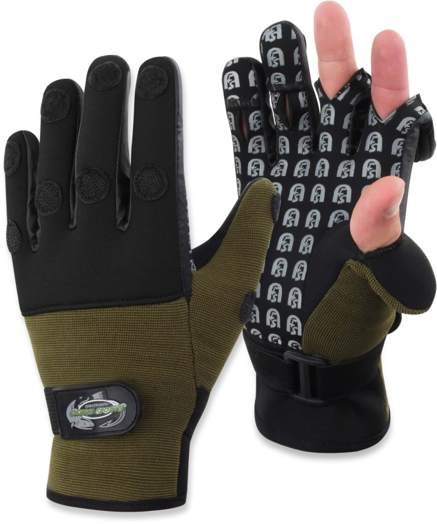 Anglerhandschuhe „Selachii“ Schwarz 5 Anglerhandschuhe „Selachii“ Schwarz – Bild 3