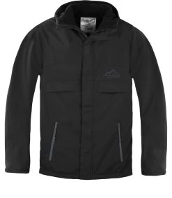 Herren Windjacke „Tuuli“ Schwarz/Schwarz -Normani 120596