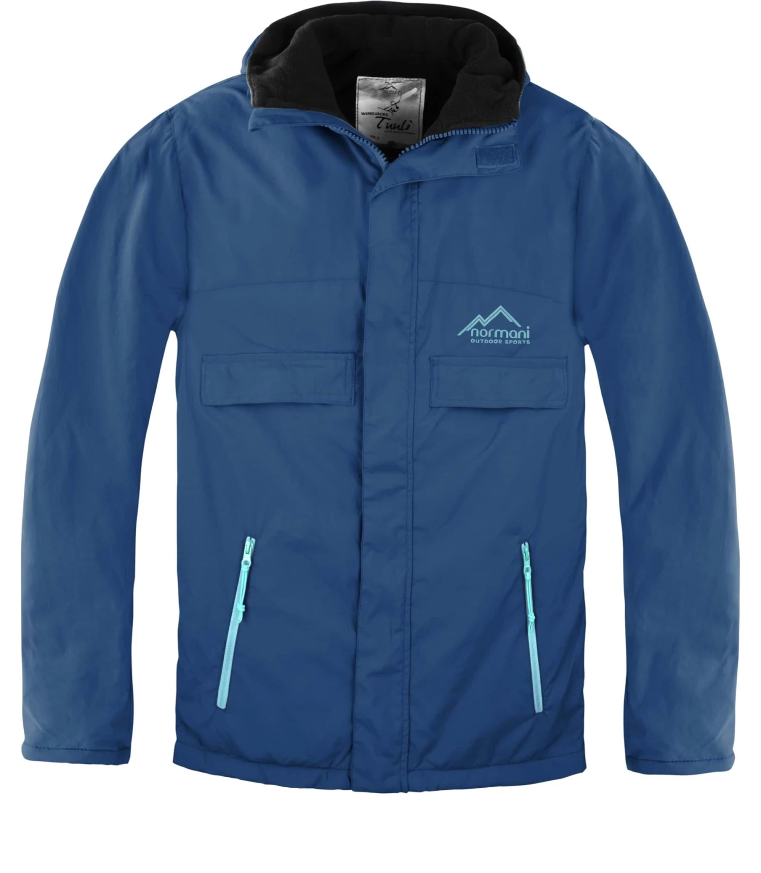 Herren Windjacke „Tuuli“ Navy/Türkis 5 Herren Windjacke „Tuuli“ Navy/Türkis – Bild 3