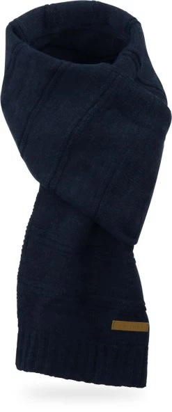 Winterschal „Montreal“ Blau Meliert