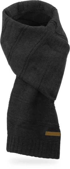 Winterschal „Montreal“ Dunkelgrau Meliert