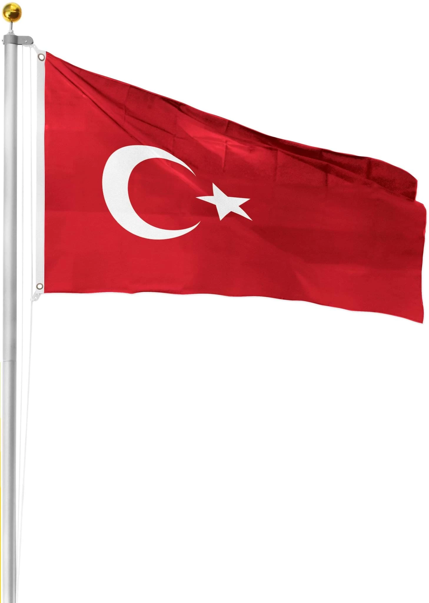 Fahne Länderflagge 90 Cm X 150 Cm Türkei 4 Fahne Länderflagge 90 Cm X 150 Cm Türkei – Bild 2