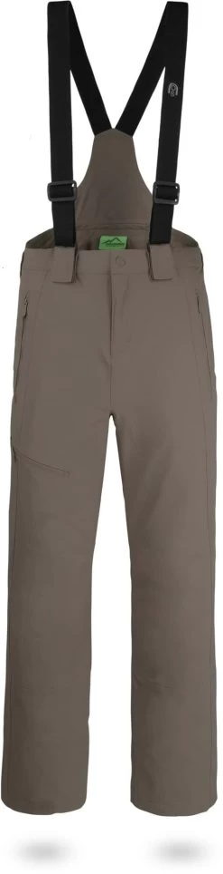 Herren Winter-Softshellhose Mit Hosenträgern „Loonskin“ Stone