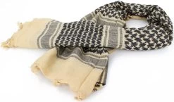 Shemagh Halstuch Sand/Schwarz -Normani 121476