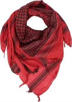 Shemagh Halstuch Rot/Schwarz