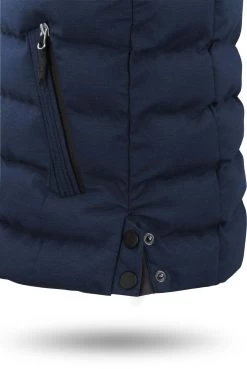Herren Winter-Steppweste „Nanaimo“ Navy -Normani 122070