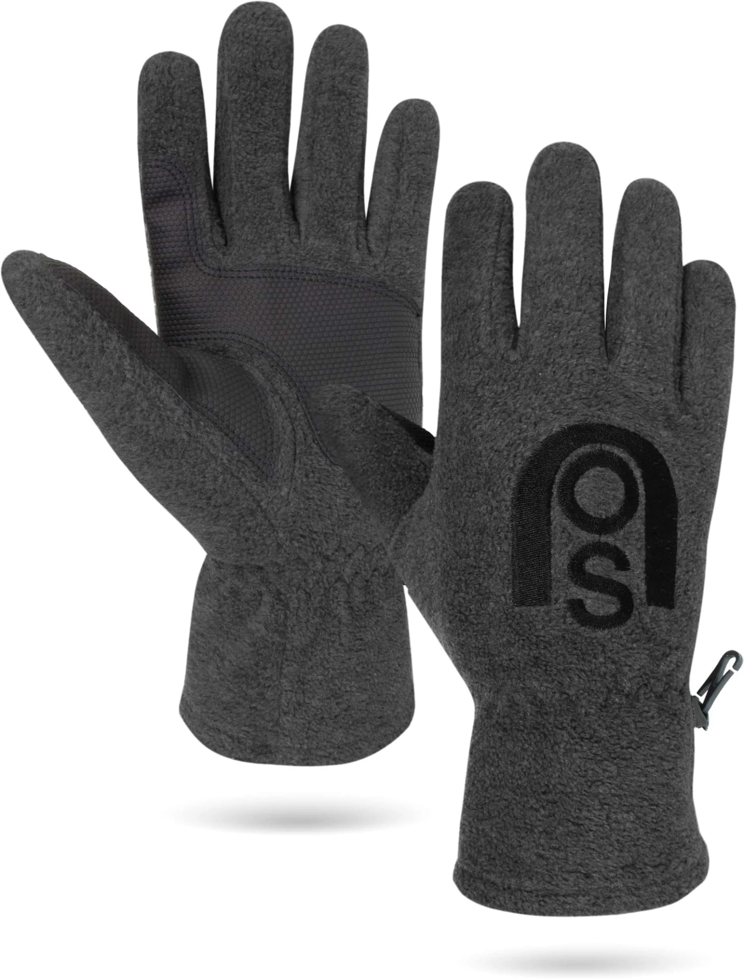 Fleece Handschuhe „Nuuk“ Anthrazit 3 Fleece Handschuhe „Nuuk“ Anthrazit