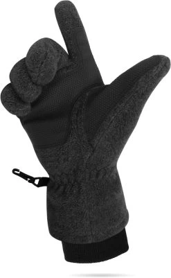 Fleece Handschuhe „Appat“ Anthrazit -Normani 122302