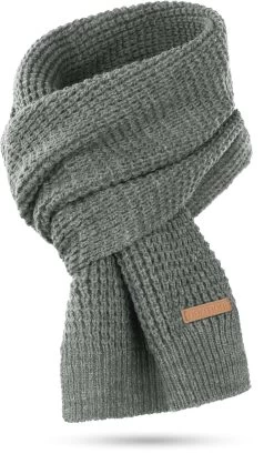 Winterschal „Nampa“ Grau Meliert