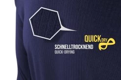 Herren Thermounterwäsche Langarm-Shirt „Ivvavik“ Navy -Normani 122388