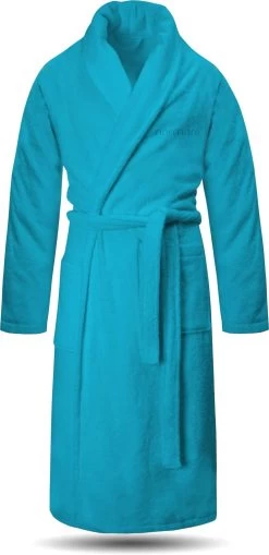 Unisex Premium Bademantel „Sivas“ Aus Frottee - OEKO-TEX® 100 Türkis