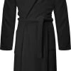 Unisex Premium Bademantel „Sivas“ Aus Frottee - OEKO-TEX® 100 Schwarz -Normani 122603