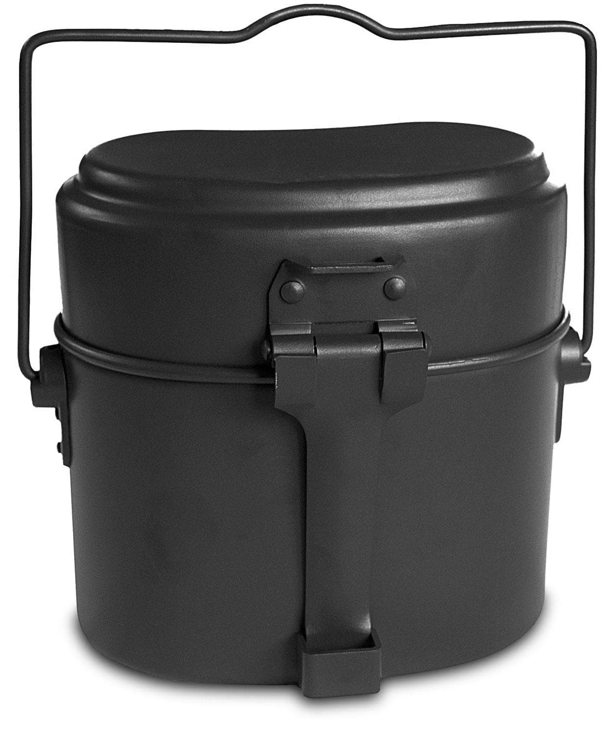 Bundeswehr Aluminium-Kochgeschirr „Pennsylvania“ Schwarz 3 Bundeswehr Aluminium-Kochgeschirr „Pennsylvania“ Schwarz