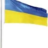 Fahnenmast 6,20 M Mit Flagge 90 Cm × 150 Cm Ukraine -Normani 122838