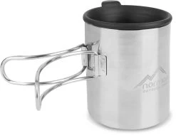 Doppelwandige Edelstahl-Tasse Mit Faltgriff 250 Ml „Oklahoma“ Silber 13 Doppelwandige Edelstahl-Tasse Mit Faltgriff 250 Ml „Oklahoma“ Silber -Normani 123136