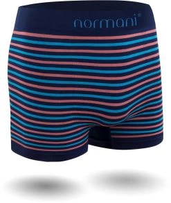 12 Stück Mikrofaser-Boxershorts Für Herren Blau/Pink -Normani 123614