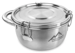 Foodcontainer Mit Griff „Texas“ Silber -Normani 123670