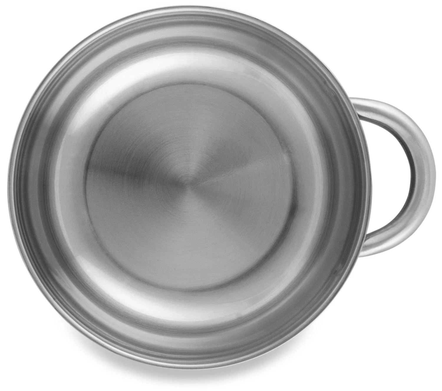 Edelstahlteller Mit Griff „North Carolina“ Silber 5 Edelstahlteller Mit Griff „North Carolina“ Silber – Bild 3