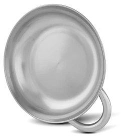 Edelstahlteller Mit Griff „North Carolina“ Silber 11 Edelstahlteller Mit Griff „North Carolina“ Silber -Normani 123813