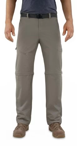Herren 2-in-1 Zip-Off Softshellhose „Daventry“ Stone -Normani 123947