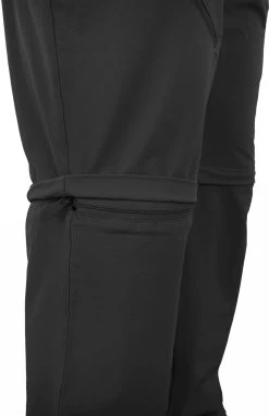 Herren 2-in-1 Zip-Off Softshellhose „Daventry“ Schwarz -Normani 123950