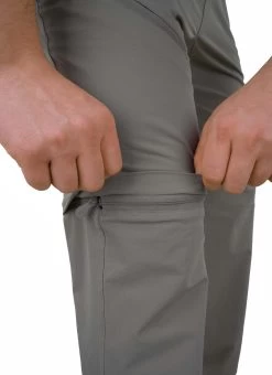 Herren 2-in-1 Zip-Off Softshellhose „Daventry“ Stone -Normani 124071