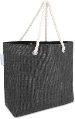 Bequeme Sommer-Umhängetasche, Strandtasche Star Black 10 Bequeme Sommer-Umhängetasche, Strandtasche Star Black -Normani 124274