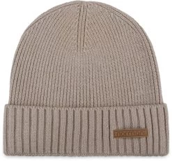 Merinowoll-Mütze „Yuma“ Glatt Beige -Normani 124920