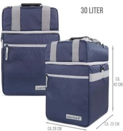 Isolierte Kühltasche Mit 2 Fächern „Astana“ 30 L Navy 7 Isolierte Kühltasche Mit 2 Fächern „Astana“ 30 L Navy -Normani 124997
