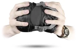 Ultralight-Schlafsack „Runty“ (RV Rechts) Grau/Schwarz