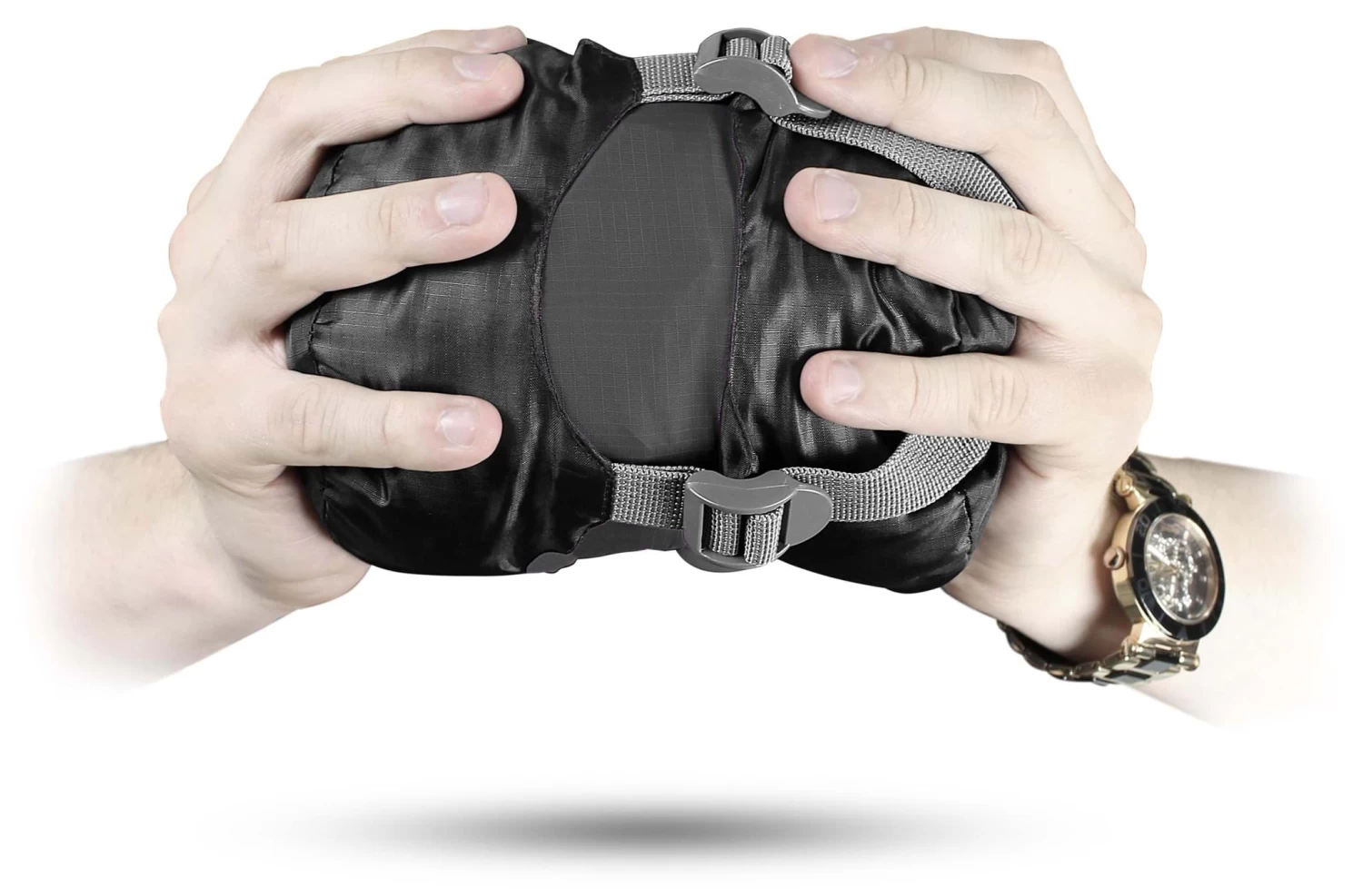 Ultralight-Schlafsack „Runty“ (RV Rechts) Grau/Schwarz 3 Ultralight-Schlafsack „Runty“ (RV Rechts) Grau/Schwarz