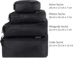 Reisetasche „Kompass“ Mit 5 Passenden Kleidersäcken Grau 15 Reisetasche „Kompass“ Mit 5 Passenden Kleidersäcken Grau -Normani 125199