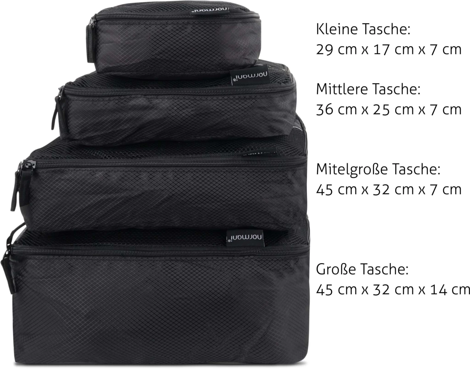 Reisetasche „Kompass“ Mit 5 Passenden Kleidersäcken Grau 9 Reisetasche „Kompass“ Mit 5 Passenden Kleidersäcken Grau – Bild 7