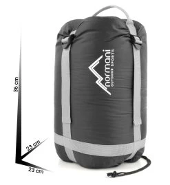 Schlafsack „Kehno“ Schwarz/Schwarz -Normani 125372