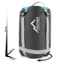 Schlafsack „Kehno“ Schwarz/Blau -Normani 125378