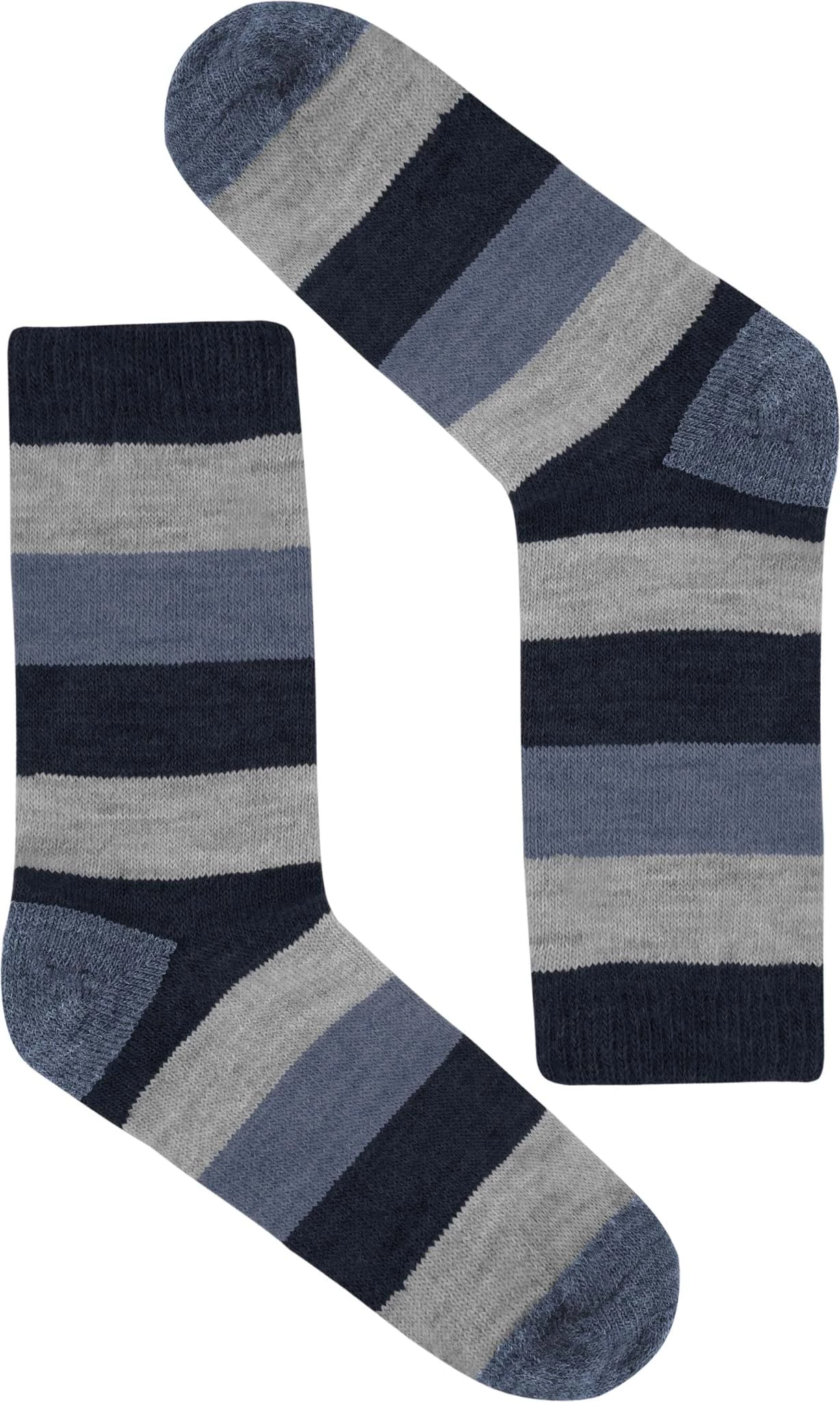 6 Paar Alpakasocken Breitgestreift Anthrazit/Anthrazit/Marine 6 6 Paar Alpakasocken Breitgestreift Anthrazit/Anthrazit/Marine – Bild 4